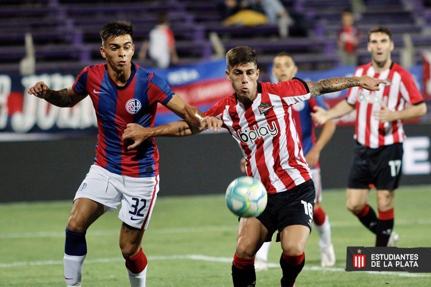 Mauro Boselli y Francisco Apaolaza en Estudiantes (Prensa EDLP)