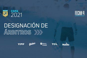 Arbitros para la fecha 4 de la Copa 2021