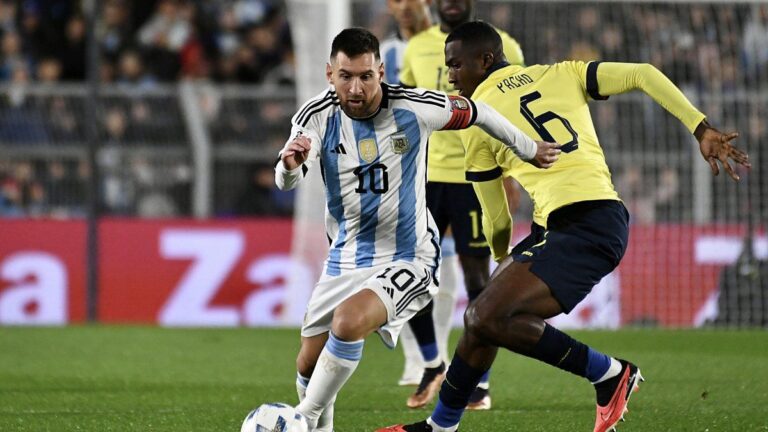 Argentina le ganó a Ecuador con un golazo de Lionel Messi