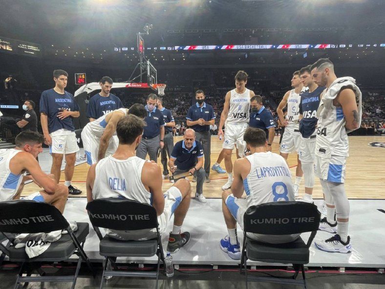 La Selección Argentina de Básquet perdió su último amistoso ante Estados Unidos