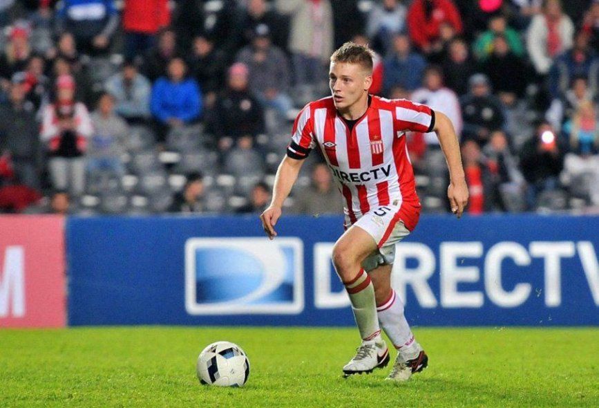 Ascacíbar durante su primer torneo en Estudiantes.