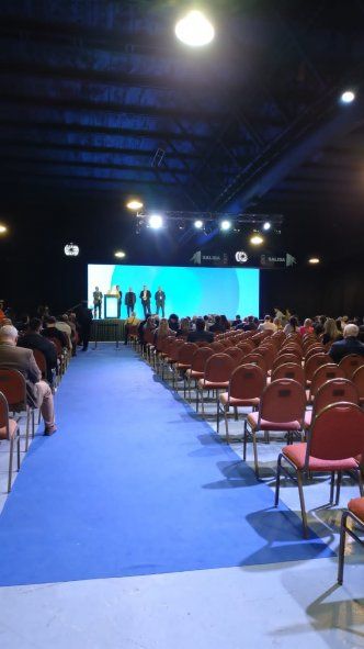 El auditorio de Costa Salguero durante el primer día de la muestra Somos Industria 2023 organizado por la UIPBA El auditorio de Costa Salguero durante el primer día de la muestra Somos Industria 2023 organizado por la UIPBA