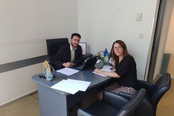 Nahuel Sotelo, Constanza Moragues Santos. Junto a Guillermo Castello se posicionaron en contra del pedido de juicio político a Julio Conte Grand 