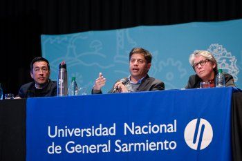 axel kicillof junto a intendentes para hablar de ciencia y prometio mas universidades