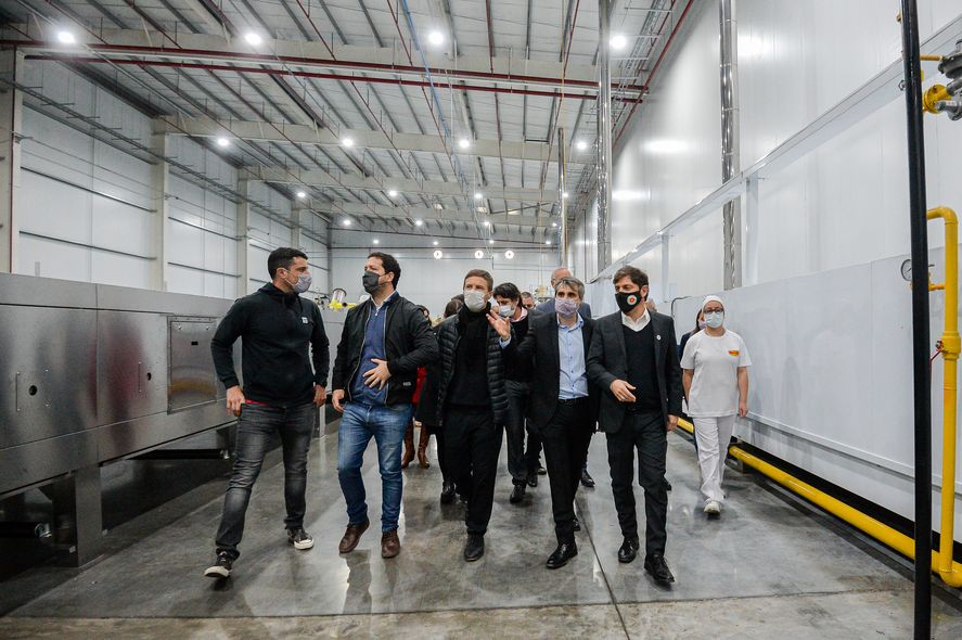 Axel Kicillof encabezó el acto por el día de la industria en la empresa Marolio en General Rodríguez.