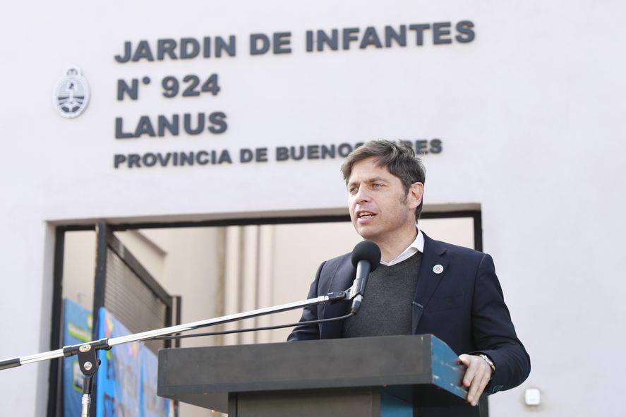 Axel Kicillof en Lanús