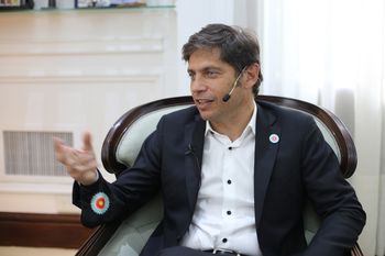 El gobernador de la provincia de Buenos Aires, Axel Kicillof