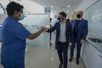 Axel Kicillof y Martín Insaurralde inauguraron dos hospitales en Lomas de Zamora.