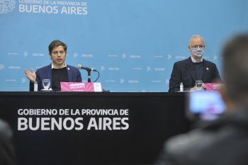Axel Kicillof y Daniel Gollán explicaron el plan de la Provincia para el próximo 9 de Julio.
