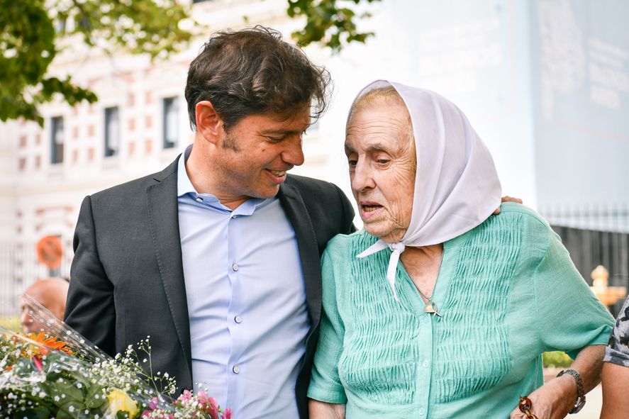 Axel Kicillof y Herenia Sánchez de Viamonte