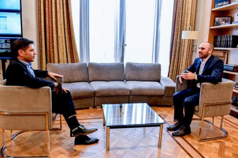 Axel Kicillof se reunió con Martín Guzmán