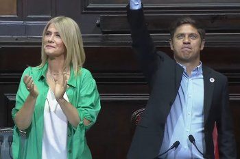 Kicillof en la Legislatura.