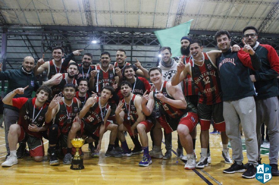 Universal, campeón de la Zona B1 de la Asociación Platense de Básquet