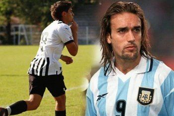 Shamel Batistuta, el hijo qatarí del Batigol, juega en la Reserva de Paraguay.