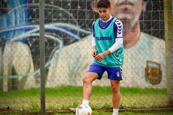 Benjamín Domínguez ya es parte del presente de Gimnasia.