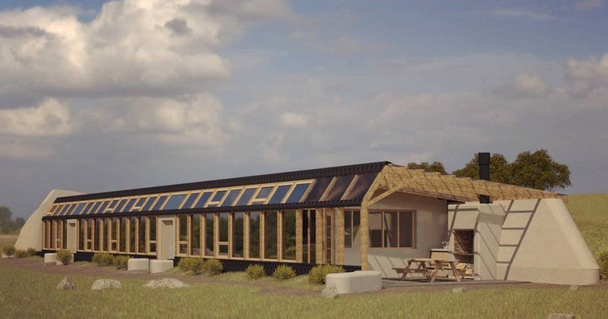 Las viviendas diseñadas por Caminantes tienen en cuenta los vientos, el sol, la arboleda y la calidad de la tierra. Foto: @cooperativacaminantes.