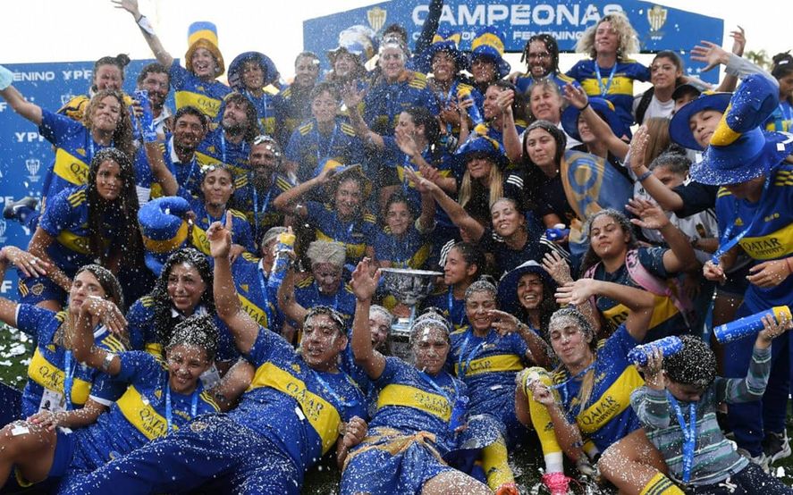 Boca celebra la conquista de un nuevo título en el fútbol femenino de AFA.