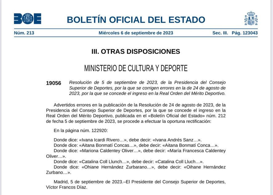 El boletín del Gobierno de España que corrige los fallos insólitos del BOE original. El boletín del Gobierno de España que corrige los fallos insólitos del BOE original.