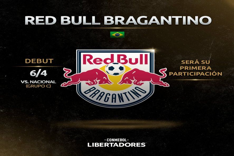 Red Bull Bragantino en la Copa Libertadores, rival de Estudiantes