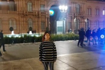 La Justicia ubicó a Brenda Uliarte en la marcha de antorchas