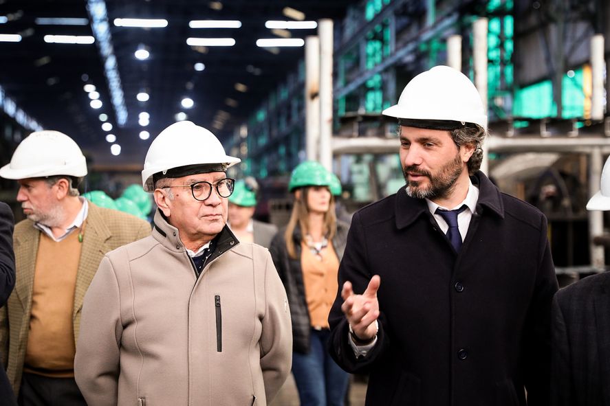 Santiago Cafiero y Alberto Descalzo en Ituzaingó