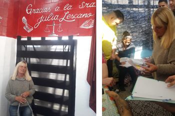 reinauguraron un pabellon literario en una carcel de lomas de zamora