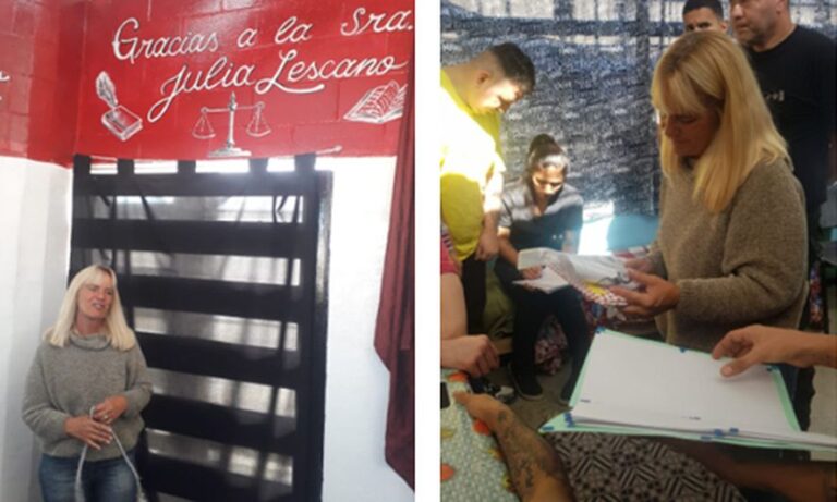 Reinauguraron un pabellón literario en una cárcel de Lomas de Zamora