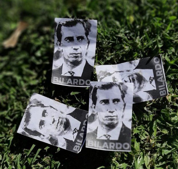 Panfletos de Carlos Bilardo a Gabriel Milito en Estudiantes