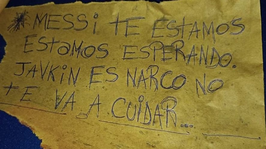 La amenaza contra Messi en Rosario: hubo 14 disparos además de la carta.