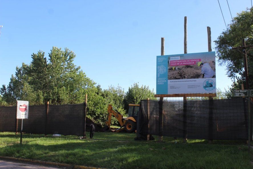 La construcción de la Casa de la Provincia en Pila comenzó en enero de 2022.