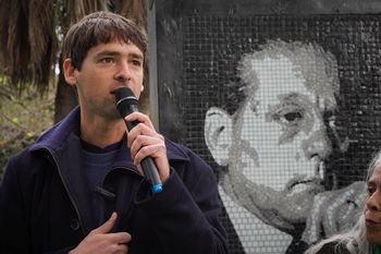 Gastón Castagneto, presente en el Bosque.