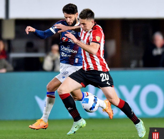 Manuel Castro puso en ventaja a Estudiantes ante Fortaleza por Copa Libertadores (Prensa EDLP)