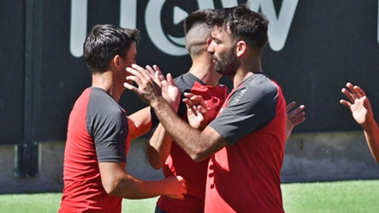 Cauteruccio, el primer 9 con gol en la pretemporada Pincha
