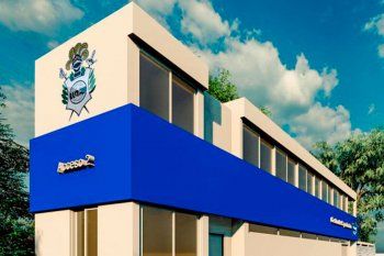 Gimnasia da inicio a la obra del  Centro de Formación en El Bosquecito.