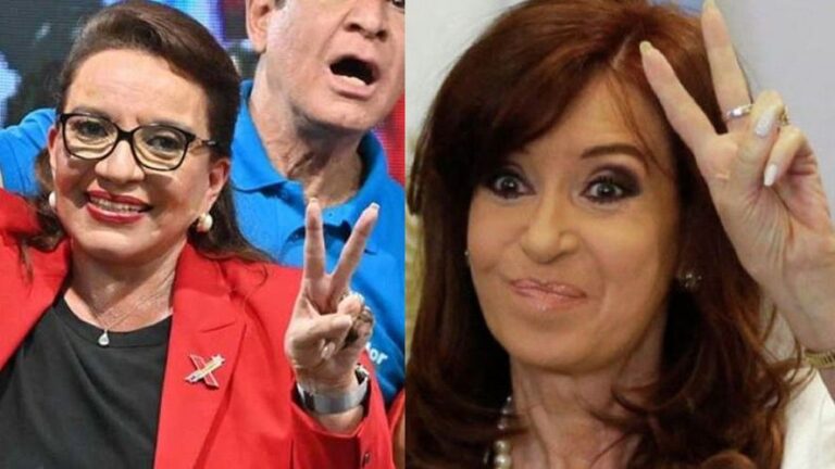 Cristina Fernández de Kirchner felicitó a la presidenta electa de Honduras