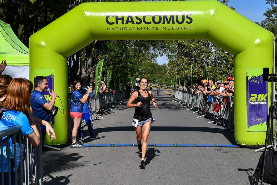 Imagen de la última media maratón que se llevó a cabo en Chascomús.