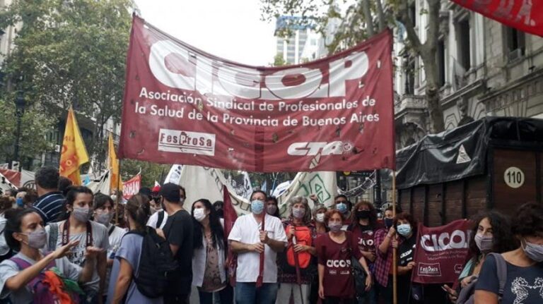 CICOP vuelve al paro contra el gobierno de Axel Kicillof
