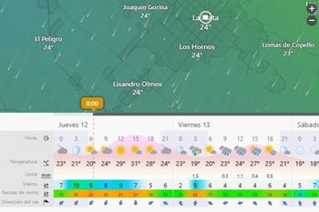 La ciudad de La Plata se prepara para un jueves caluroso con chances de tormentas por la tarde. Conoce el pronóstico completo para planificar tu día. La ciudad de La Plata se prepara para un jueves caluroso con chances de tormentas por la tarde. Conoce el pronóstico completo para planificar tu día.