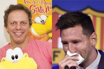 la exagerada emocion de nik por la salida de lionel messi del barcelona