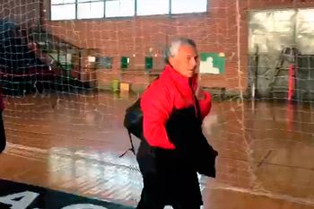 Néstor Gorosito, DT de Colón y rival de Estudiantes.