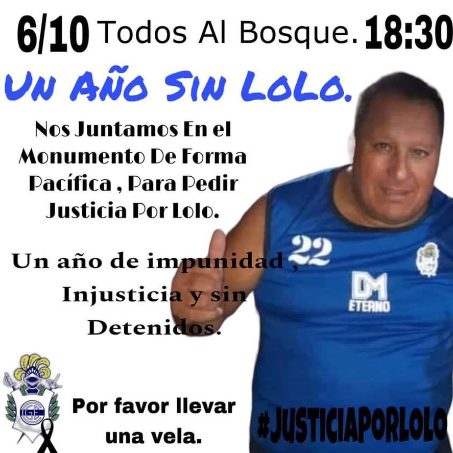 La familia de César Regueiro convoca a una marcha en las inmediaciones de la cancha de Gimnasia.