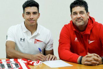 Jorge Rodríguez firmó por tres años con Estudiantes.