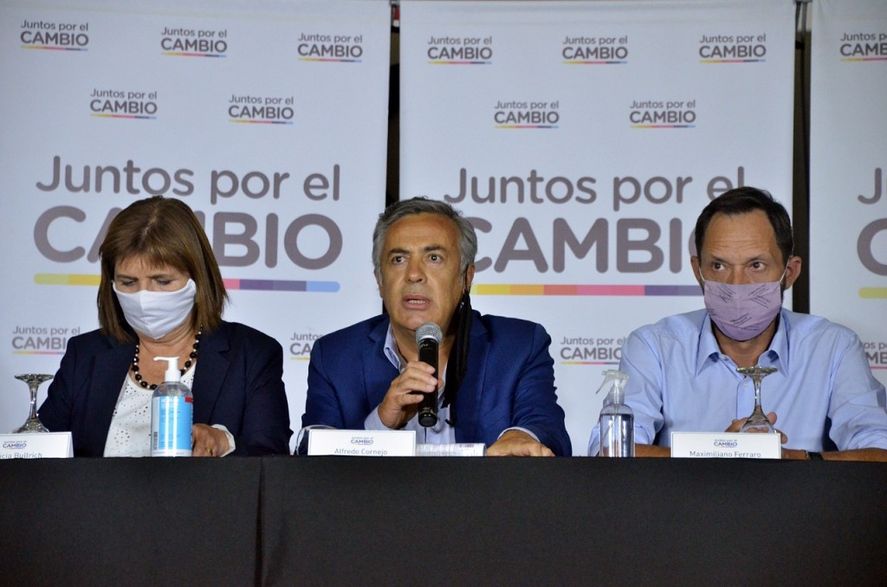 Los presidentes de los cuatro partidos que conforman Juntos por el Cambio se sentaron a evaluar los problemas que tienen en las provincias.