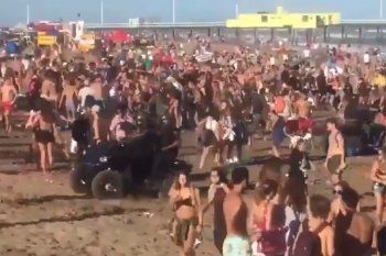 costa atlantica: fiestas, tumultos y descontrol en pleno rebrote de coronavirus