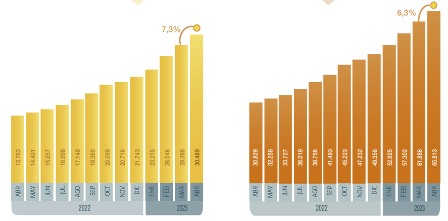 Costos de la Canasta Alimentaria y de la Canasta Básica para 1 sola persona. Indec, abril 23.