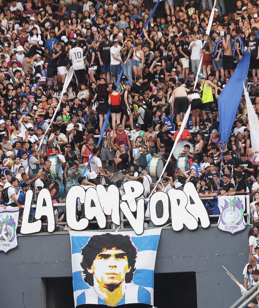 Cristina Kirchner en el estadio Armando Maradona. 17/11 Ph. Juan Ignacio Aréchaga
