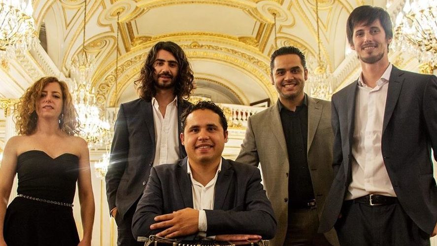 Integrantes del cuarteto "Mulenga"