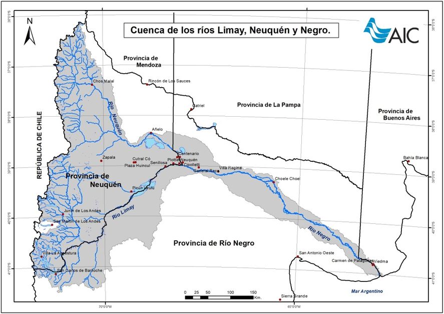 La cuenca del Río Negro es fundamental para la producción y el consumo humano de toda su zona de influencia.