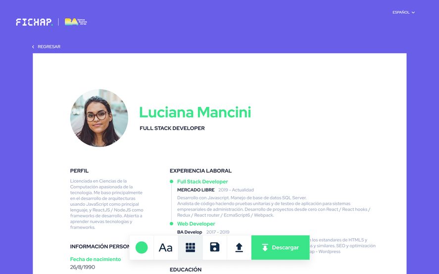 Crea tu CV permite crear currículums gratuitos online