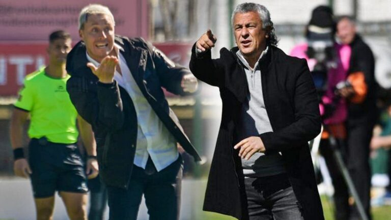 Néstor Gorosito e Israel Damonte vivieron un partido aparte